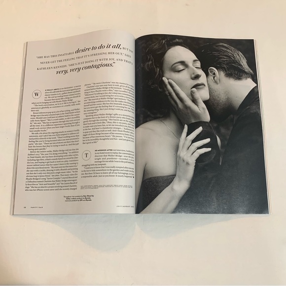 Vanity Fair Phoebe Waller-Bridge “Has Date Destiny” Issue July/Aug 2023 Magazine - Picture 9 of 11